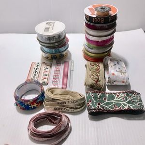 LOT OF NEW AND USED  MULTI-THEMED RIBBON